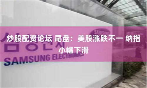 炒股配资论坛 尾盘：美股涨跌不一 纳指小幅下滑