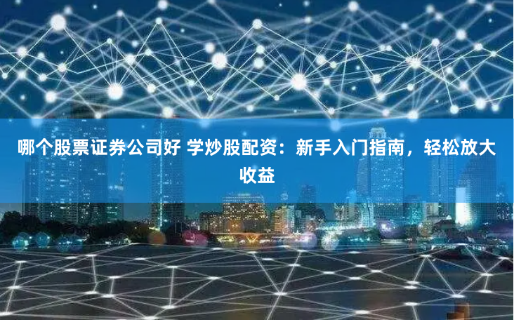 哪个股票证券公司好 学炒股配资：新手入门指南，轻松放大收益